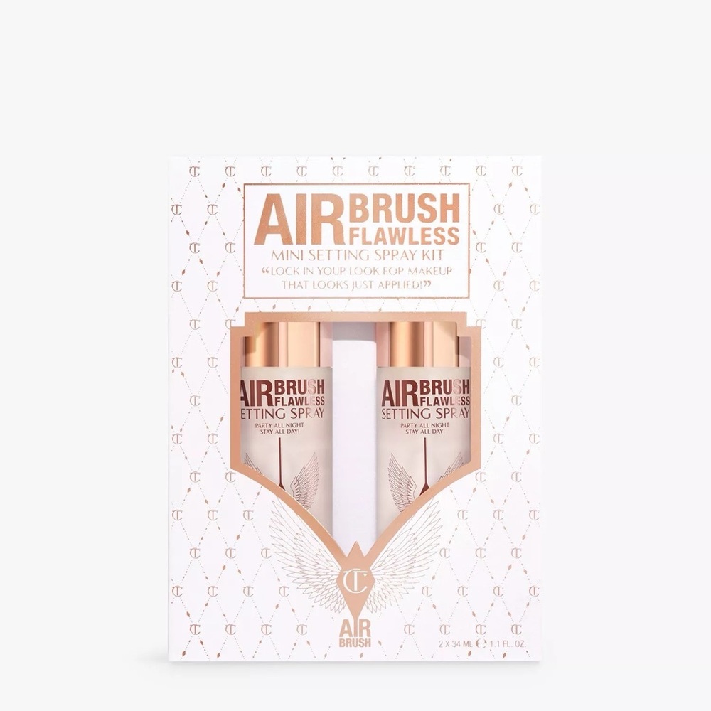 Charlotte Tilbury Airbrush Flawless Setting Spray Duo Set 2*1.1oz